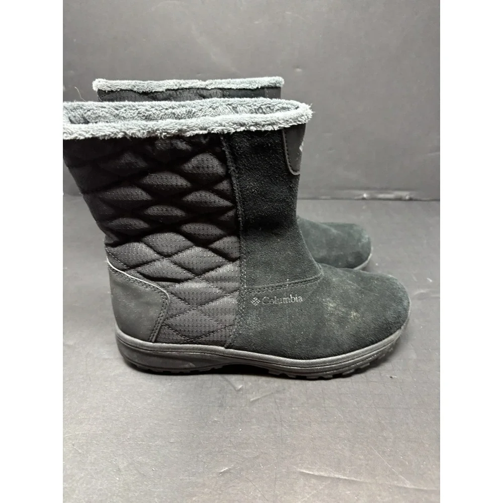 Columbia Ice Maiden Slip III Waterproof Winter‎ Boots, Black, Women's 7.5M